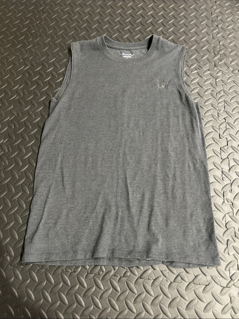 Champion Men’s Sleeveless Tank Top - Heather Gray